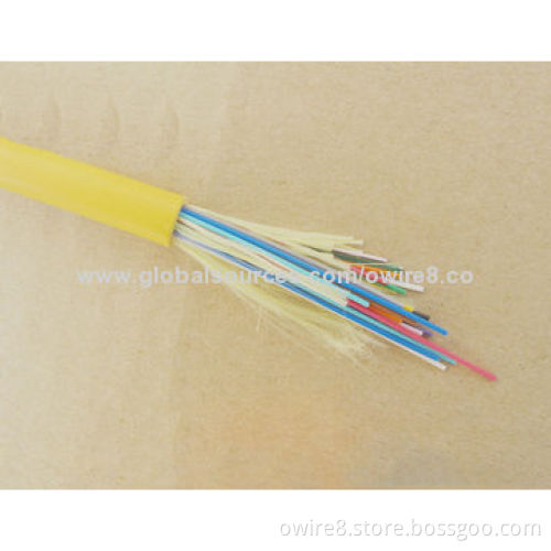 Indoor Fiber-optic Cable Per Meter Price, Tight-buffered 0.9mm single Mode 9/125 DistributionNew